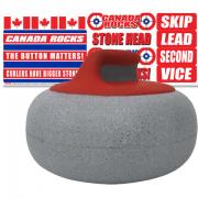 Curling Stone Foam Hat Gift Set
